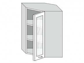 19.60.3у Шкаф настенный (h=913) угловой на 600мм со стекл. дверцей в Нижней Туре - nizhnyaya-tura.magazin-mebel74.ru | фото