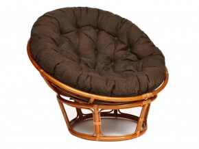 Кресло Papasan 23/01 W с подушкой Cognac, ткань Коричневый в Нижней Туре - nizhnyaya-tura.magazin-mebel74.ru | фото