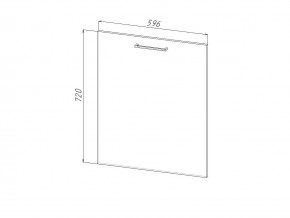П 60 Комплект для посудомоечной машины 600 мм (цоколь + фасад) ЛДСП в Нижней Туре - nizhnyaya-tura.magazin-mebel74.ru | фото